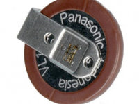 Acumulator cheie/reincarcabil Bmw Panasonic VL-1220/HFN 3V 7mAh 2pin pentru PCB fixare vertical and Oslash 12.6x2.65mm