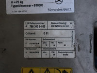 ACUMULATOR MERCEDES E-CLASS W212 / HYBRID / AN 2015 / COD A7893408400