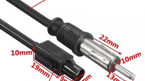 Adaptor antena radio-cd auto,navigatii aftermarket conector Fakra - ISO tata