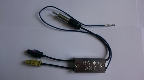 Adaptor antena radio dubla cu amplificator- O