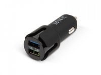 Adaptor de la bricheta 2 x USB - negru 54931BK MNC