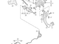 Aerisitor lichid ambreiaj Volkswagen Transporter T5 bus 2.0 TDI OEM 1K0721468C