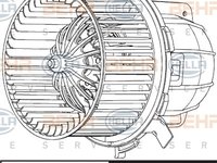 Aeroterma Hella Audi A4 B8 2008-2015 8K1820021A