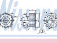 Aeroterma (ventilator) habitaclu CITROËN C3 Pluriel (HB_) (2003 - 2016) NISSENS 87127