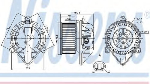 Aeroterma (ventilator) habitaclu RENAULT TRAF