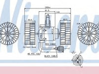 Aeroterma (ventilator) habitaclu SCANIA 4 - series (1995 - 2004) NISSENS 87037
