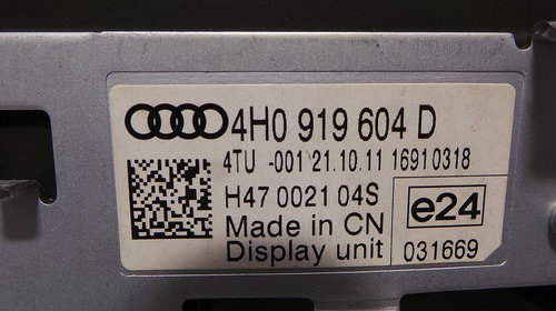 AFISAJ BORD AUDI A8 A8 3.0 TDI - (2010 2013)