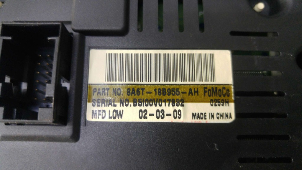 Afisaj ora bord ford fiesta 6 cb1 ccn 8a