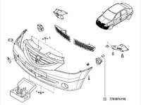 AGRAFA SUPORT PROIECTOR DACIA LOGAN