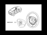 Airbag lateral sofer DACIA DUSTER