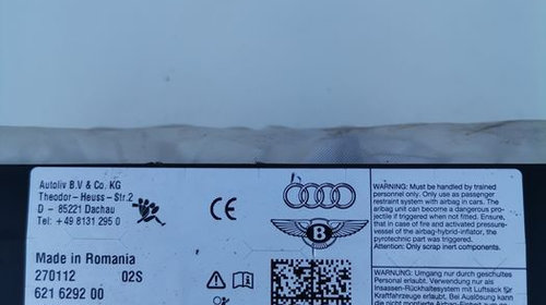 Airbag pasager Audi A6 4G C7 cod 4G8880204E