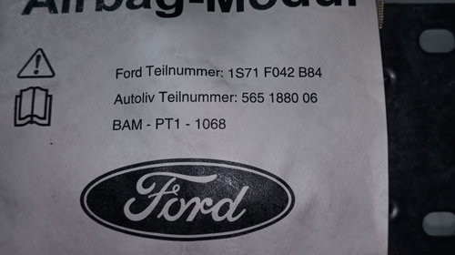 Airbag pasager Ford Mondeo III 2000 – 2007