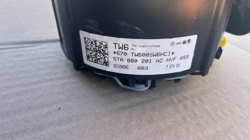 Airbag sofer vw t-roc an 2018 cod5TA 880201AC