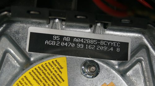 Airbag volan - 95ABA042B85-BCYYEC, AGB20470 - Ford Escort 1.8 TD 1997 1998 1999 2000