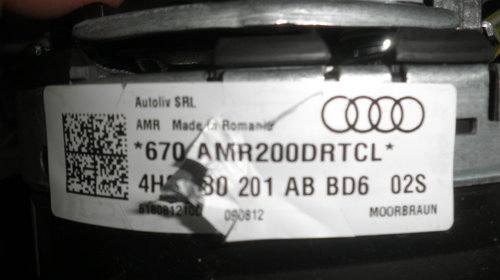 Airbag Volan Audi A6 c7, A7, A8 2012 4H0880201AB