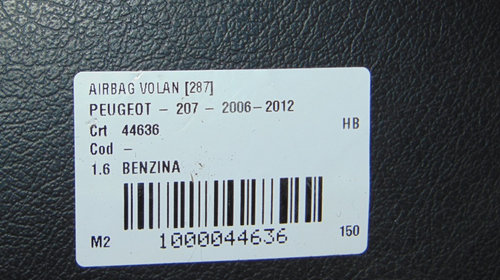 Airbag volan Peugeot 207