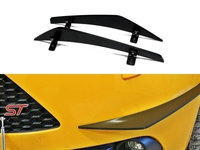 AIRINTAKE Splitere Aer Deflectoare Flapsuri (Bara Fata Wings) Ford Focus ST Mk3 FO-FO-3-ST-CNC-CAN1A