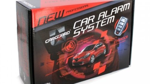 ALARMĂ AUTO CU 2 TELECOMENZI CARGUARD CAR 00