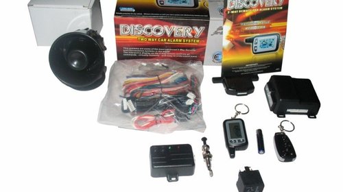 ALARMA AUTO CU PAGER DISCOVERY AS500 - SISTEM DE SECURITATE MONTAJ