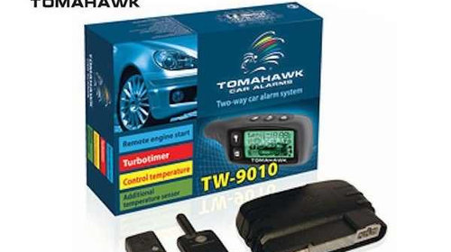 ALARMA AUTO CU PAGER TOMAHAWK TW 9010 SISTEM 