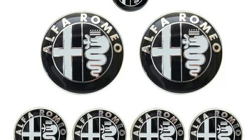 Autocollant Logo Alfa Romeo Stelvio Q4 - Badge Emblème Pour Carrosserie - Décoration Voiture - Protection Contre Rayures - 10
