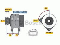 Alternator 0 986 041 810 BOSCH pentru Bmw Seria 5 Bmw Seria 7 Bmw Z3 Bmw Seria 3 Bmw X5