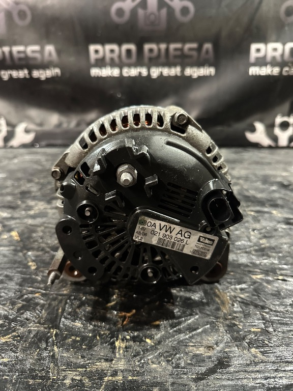 Alternator 2.0TDI BMR Volkswagen Passat B6 , Golf 5 , Octavia 2 , Seat Leon , Audi A3 021903026L - imagine 3