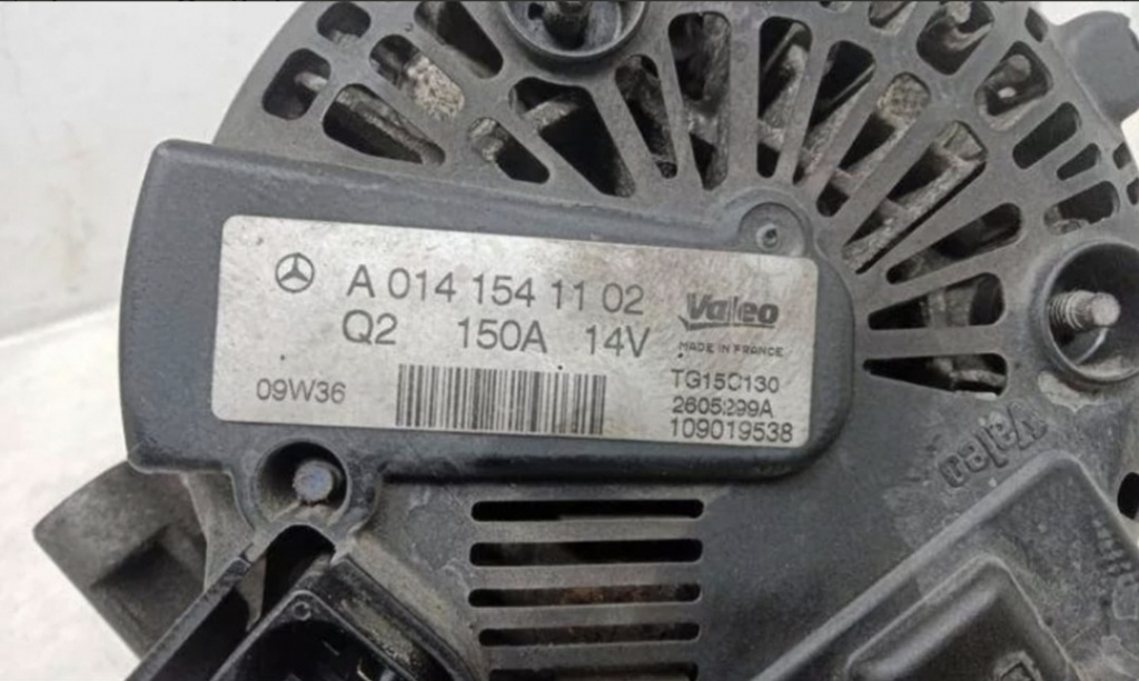 Alternator 2.2 cdi an fab 2010-2015 cod 