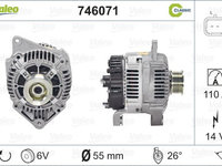 Alternator 746071 VALEO pentru Renault Kangoo Renault Clio Renault Symbol Renault Thalia