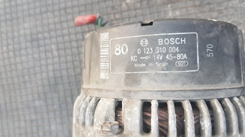 Alternator Alfa Romeo 145 146 1.4i.e. 1.6i.e. 1.7i.e.16V 1.8i.e16V T.S.0123310004 80A BOSCH