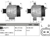 Alternator ALFA ROMEO BRERA 939 DENSO DAN936