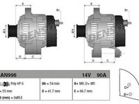 Alternator ALFA ROMEO MITO 955 DENSO DAN996