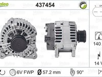 Alternator AUDI A1 Sportback 8XA 8XF 8XK VALEO 437454