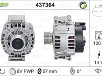 Alternator AUDI A4 8E2 B6 VALEO 437364