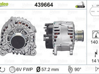 Alternator AUDI A4 8EC B7 VALEO 439664 PieseDeTop