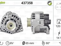 Alternator AUDI A4 Avant 8D5 B5 VALEO 437358