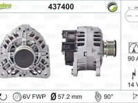 Alternator AUDI A4 Avant 8D5 B5 VALEO 437400