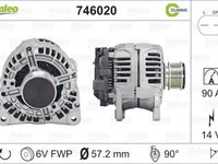 Alternator AUDI A4 Avant 8D5 B5 VALEO 746020