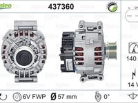 Alternator AUDI A6 4F2 C6 VALEO 437360