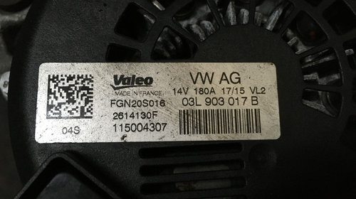 Alternator Audi Q5 cod: 03l903017b
