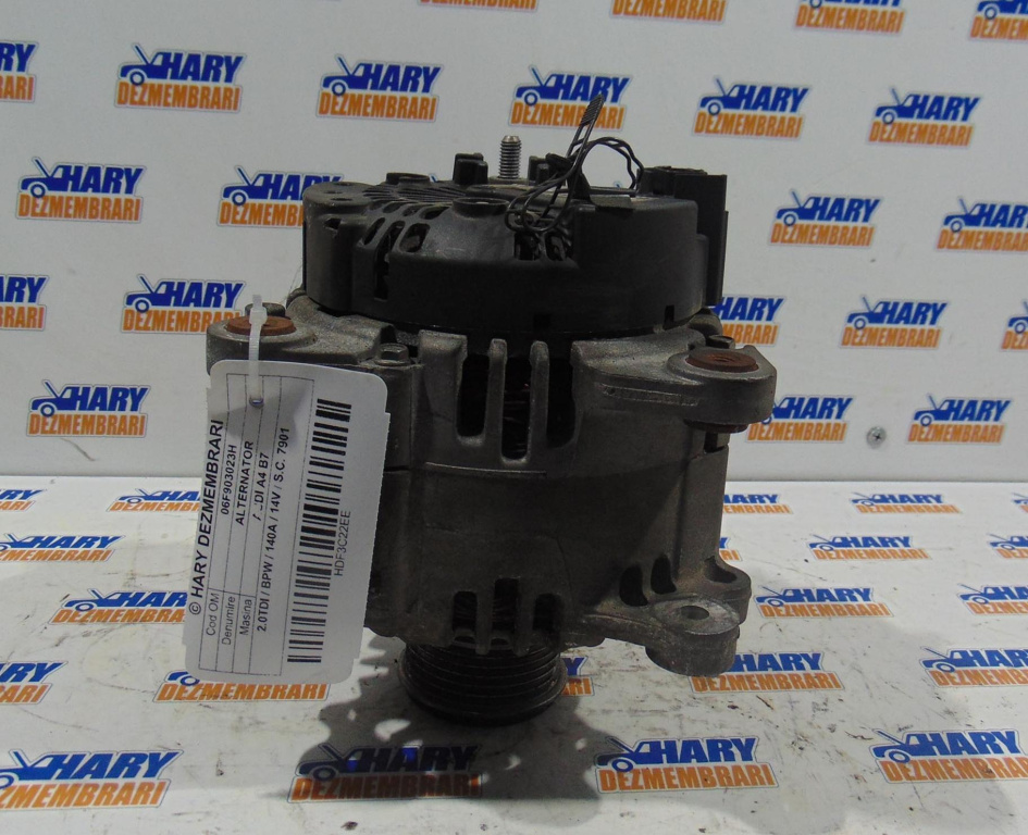 Alternator avand codul original 06F903023H pentru Audi A4 B7