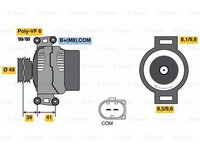 Alternator BMW 1 E81 BOSCH 0986048820