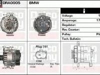Alternator BMW 1 E81 DELCOREMY DRA0005