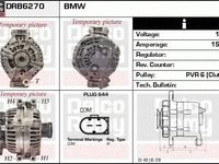Alternator BMW 1 E81 DELCOREMY DRB6270