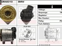 Alternator BMW 3 E36 DELCOREMY DRA8310