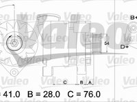 Alternator BMW 3 E36 VALEO 436334