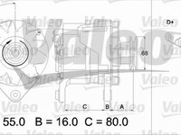 Alternator BMW 3 E36 VALEO 436627