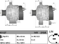 Alternator BMW 3 (F30, F80) DENSO DAN1127