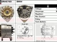 Alternator BMW 3 Touring E30 DELCOREMY DRA6760