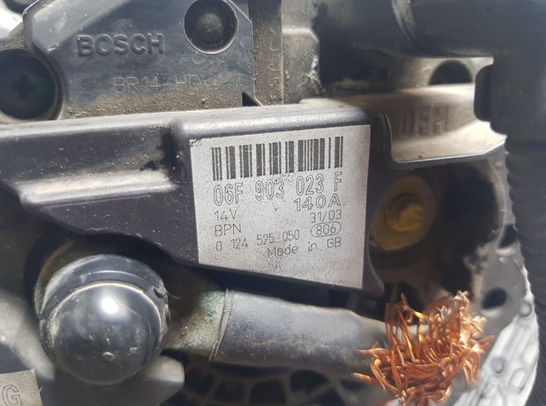 Alternator Bosch original 140A VW Caddy 
